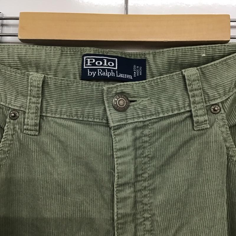 ポロラルフローレン POLO RALPH LAUREN パンツ デニム、ジーンズ コーデュロイパンツ ワイドパンツ カジュアルパンツ 36インチ 無地 カーキ / カーキ /  メンズ USED 古着 中古 10141262