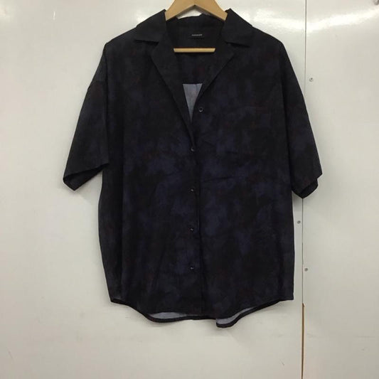 ジーナシス JEANASIS シャツ、ブラウス 半袖 js063214mc 半袖シャツ カラーシャツ タイダイカイキンシャツ FREE プリント 紺 / ネイビー /  レディース USED 古着 中古 10143822