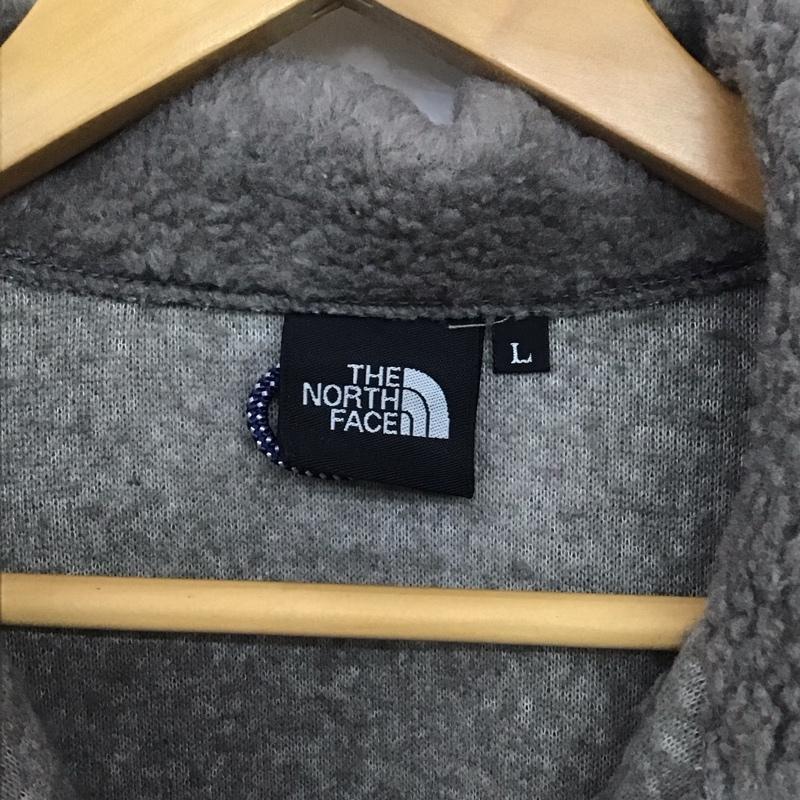 ザノースフェイス THE NORTH FACE ジャケット、上着 ジャンパー、ブルゾン aa45910 フリースジャケット ジップアップフリースジャケット アウター L ロゴ、文字 灰 / グレー /  メンズ USED 古着 中古 10142329