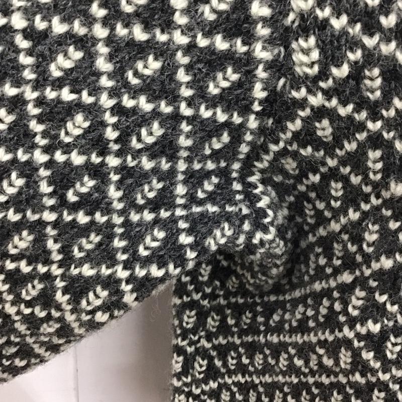 エルエルビーン L.L.Bean ニット、セーター 長袖 S  灰 / グレー / X 白 / ホワイト /  メンズ USED 古着 中古 10111713