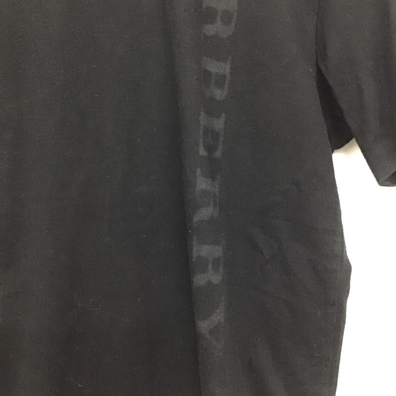 バーバリーロンドン Burberry London Tシャツ 半袖 半袖カットソー プリントTシャツ クルーネックカットソー M ロゴ、文字 黒 / ブラック /  メンズ USED 古着 中古 10141722