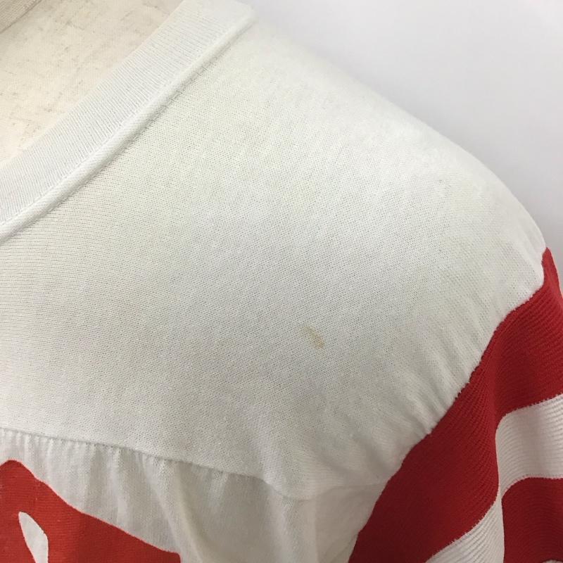 古着 USED Tシャツ 半袖 BULLDOGS ブルドッグ プリント ロゴ、文字 白 / ホワイト / X 赤 / レッド /  メンズ USED 古着 中古 10115703