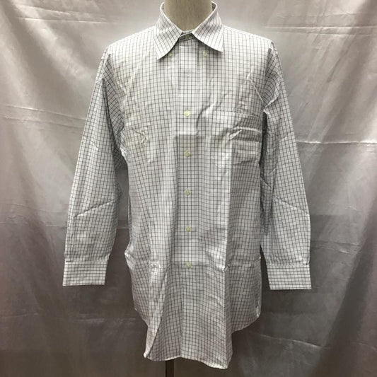 ブルックスブラザーズ BROOKS BROTHERS シャツ、ブラウス 長袖 長袖シャツ ボタンダウンシャツ チェックシャツ カジュアルシャツ チェック 白 / ホワイト / X 青 / ブルー /  メンズ USED 古着 中古 10111041