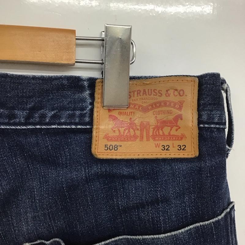 リーバイストラウスアンドコー Levi Strauss & co. パンツ デニム、ジーンズ デニムパンツ スリムパンツ カジュアルパンツ 32インチ 無地 インディゴ / インディゴ /  メンズ USED 古着 中古 10143136