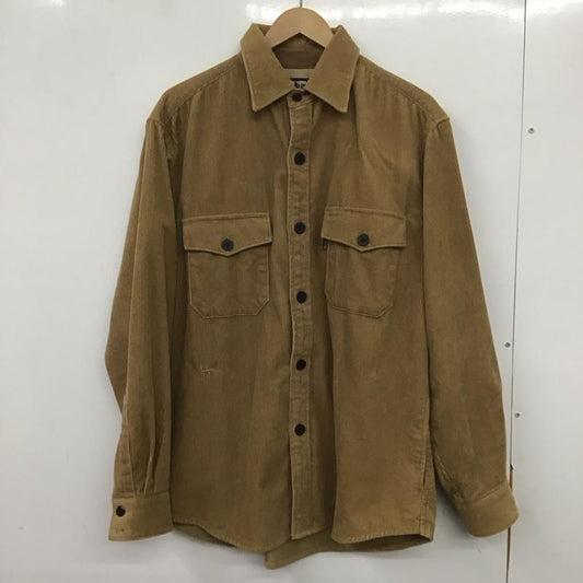 ブルーブルー BLUE BLUE シャツ、ブラウス 長袖 長袖シャツ コーデュロイシャツ カジュアルシャツ 4 ロゴ、文字 茶 / ブラウン /  メンズ USED 古着 中古 10136130