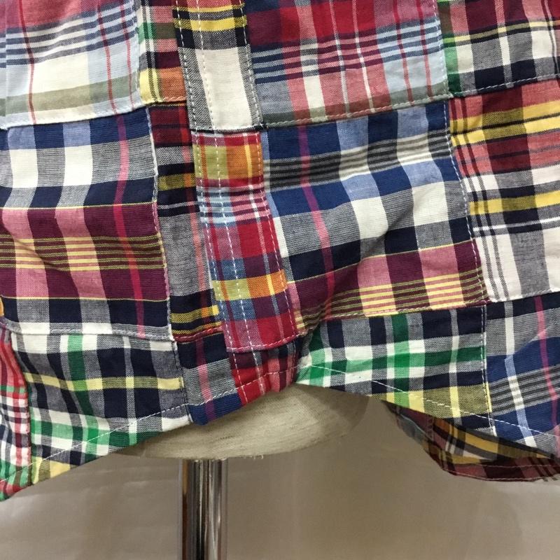 ブルックスブラザーズ BROOKS BROTHERS シャツ、ブラウス 半袖 ボタンダウン M チェック マルチカラー / マルチカラー /  メンズ USED 古着 中古 10111587