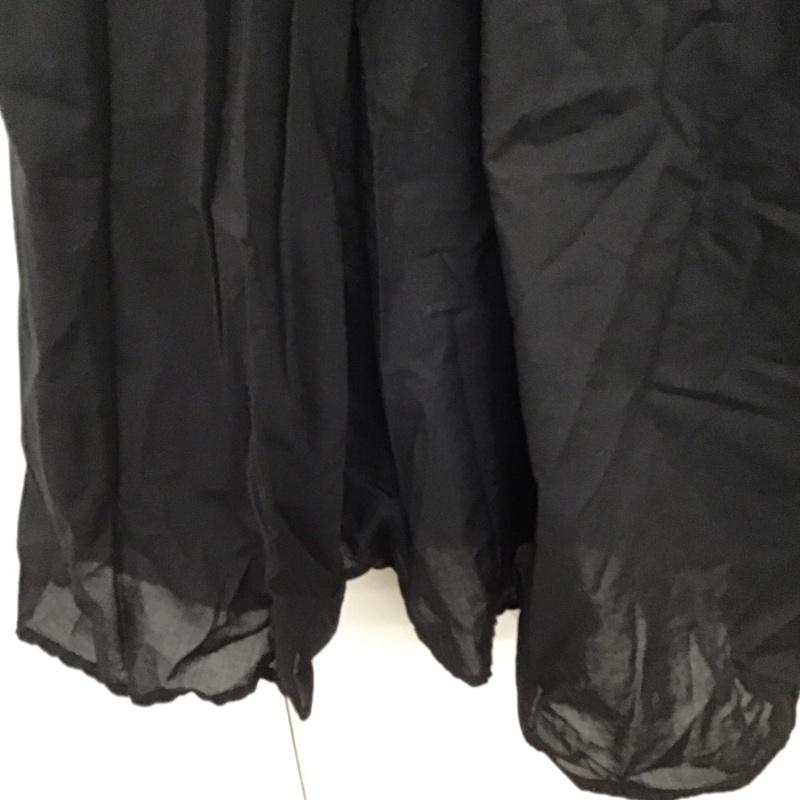 アーバンリサーチ URBAN RESEARCH スカート ロングスカート DR35-25T105 コットンボイルギャザースカート M 無地 黒 / ブラック /  レディース USED 古着 中古 10129181