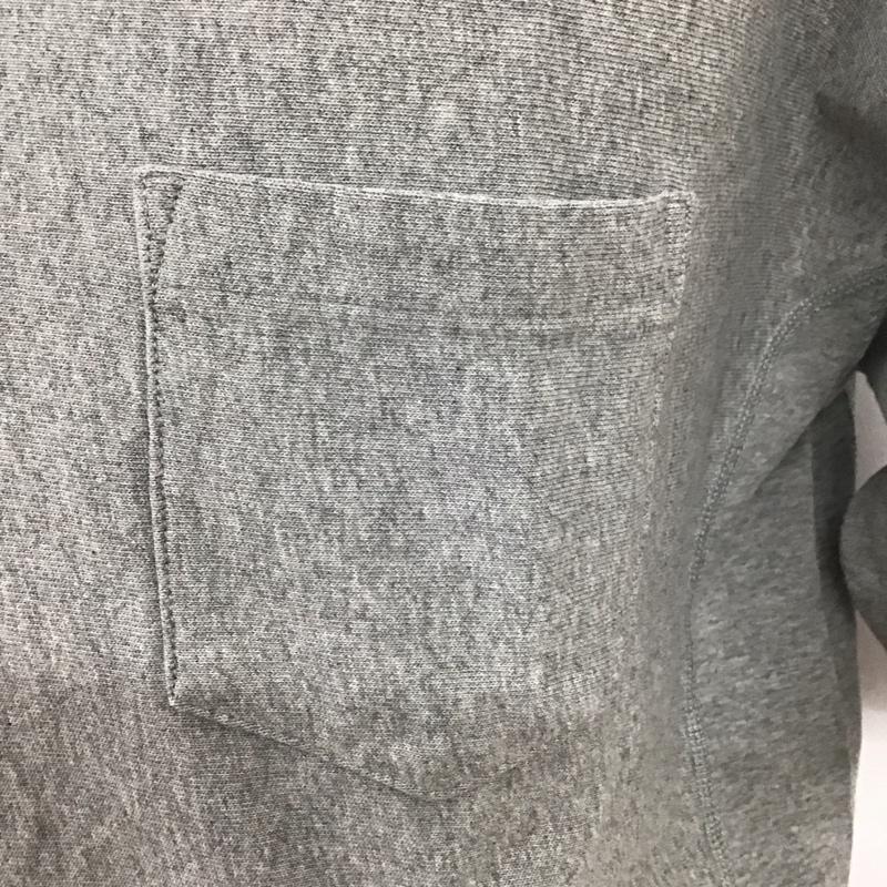 チャンピオン Champion Tシャツ 半袖 c8-r360 半袖カットソー プリントTシャツ クルーネックカットソー L 無地 灰 / グレー /  メンズ USED 古着 中古 10127339