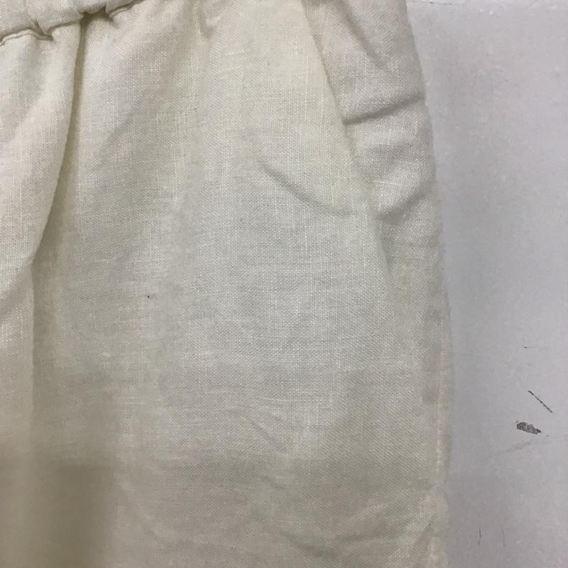 スタディオクリップ studio CLIP ボトムス ボトムス CR214005-2 リネン ぺチパンツ FREE 刺繍 白 / ホワイト /  レディース USED 古着 中古 10133671