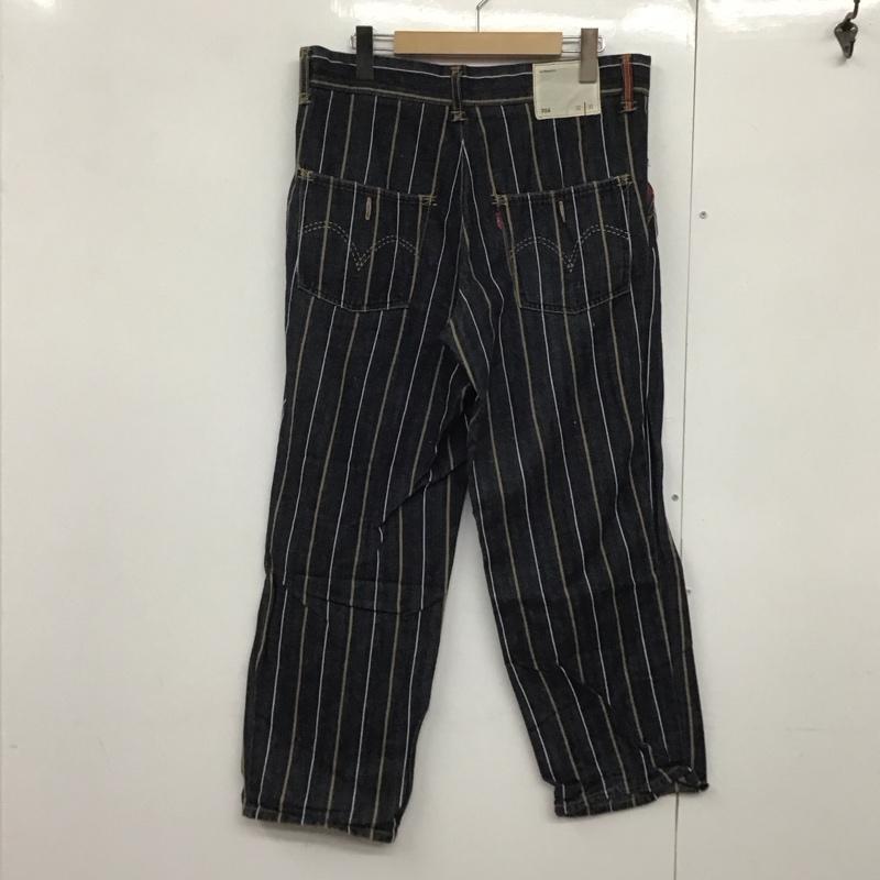 リーバイストラウスアンドコー Levi Strauss & co. パンツ デニム、ジーンズ デニムパンツ ワイドパンツ カジュアルパンツ 32インチ ストライプ マルチカラー / マルチカラー /  メンズ USED 古着 中古 10141925
