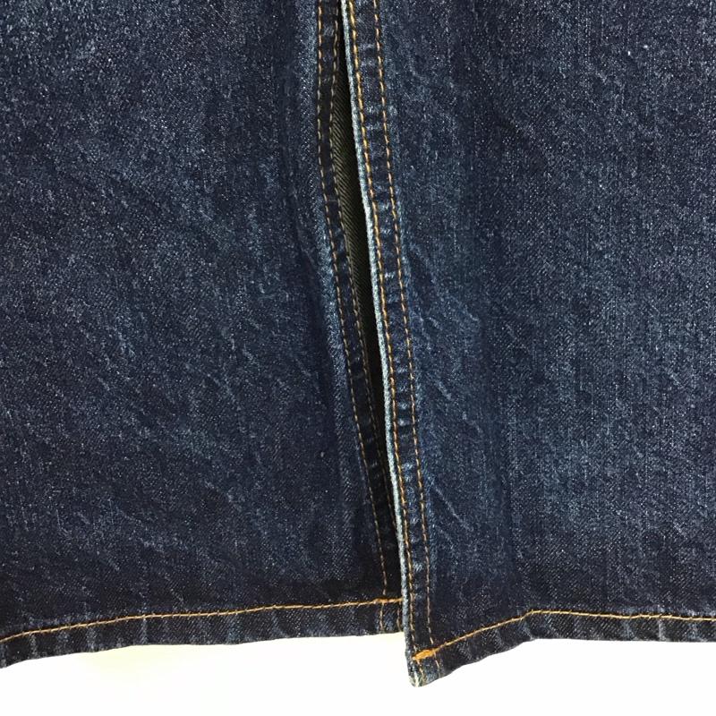 アズールバイマウジー AZUL BY MOUSSY スカート ひざ丈スカート デニムスカート ひざ丈スカート タイトスカート S 無地 インディゴ / インディゴ /  レディース USED 古着 中古 10128974