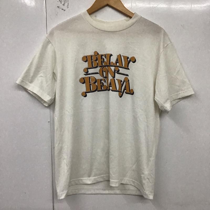 ザノースフェイス THE NORTH FACE Tシャツ 半袖 NT31911Z Belay On Belaya クルーネック M ロゴ、文字 白 / ホワイト /  メンズ USED 古着 中古 10129122