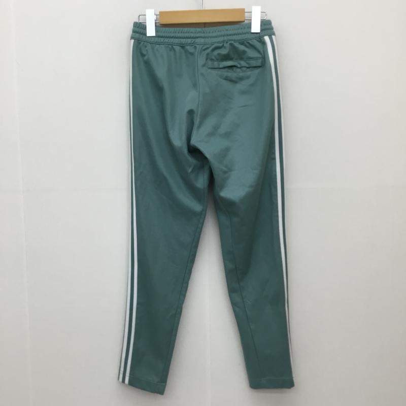 アディダス adidas パンツ チノパン DV1519 トラックパンツ XS ストライプ X ロゴ、文字 薄緑 / ライトグリーン /  レディース USED 古着 中古 10133481