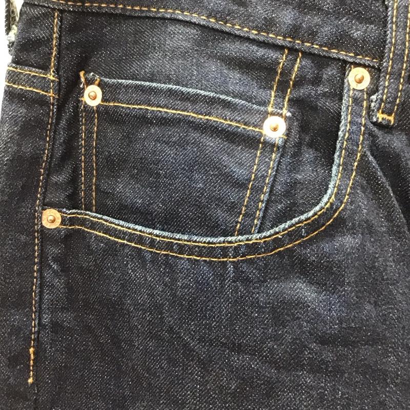 リーバイストラウスアンドコー Levi Strauss & co. パンツ デニム、ジーンズ デニムパンツ ストレートパンツ ワイドパンツ カジュアルパンツ 33インチ 無地 インディゴ / インディゴ /  メンズ USED 古着 中古 10111793