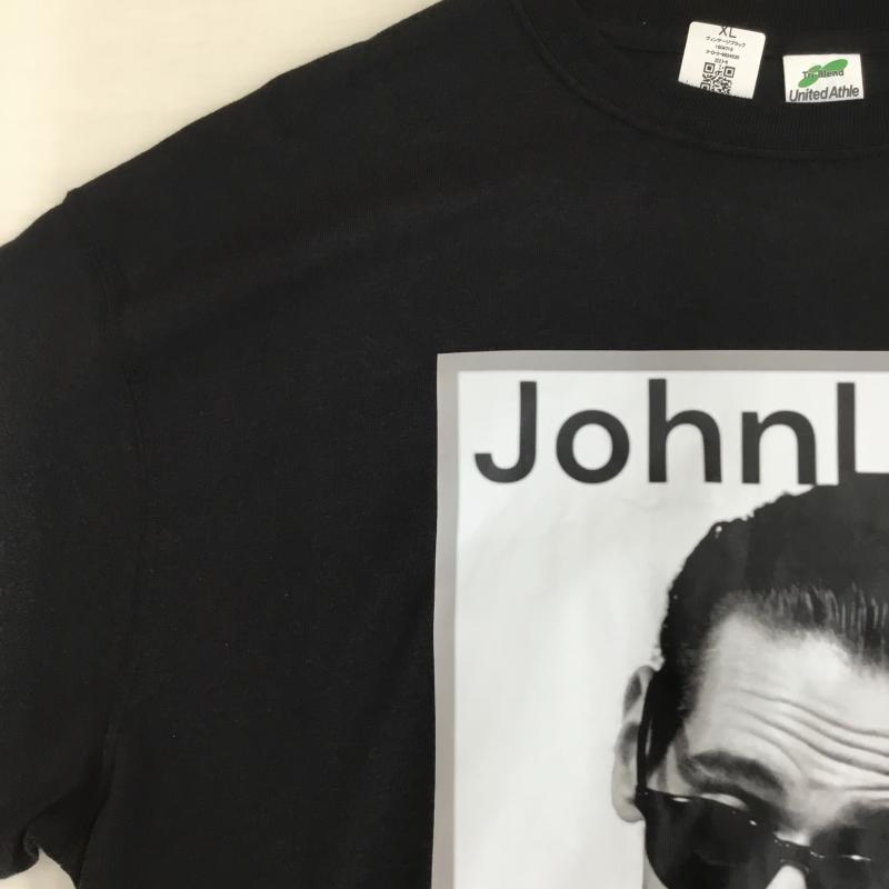 ユーズドクロージング used clothes Tシャツ 半袖 United Athle プリント Tシャツ 黒 XL プリント 黒 / ブラック / X 白 / ホワイト /  メンズ USED 古着 中古 10130947
