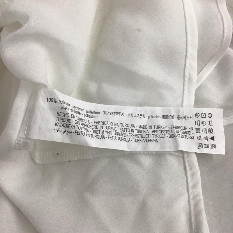 ザラ ZARA シャツ、ブラウス 長袖 L 無地 白 / ホワイト /  レディース USED 古着 中古 10133329