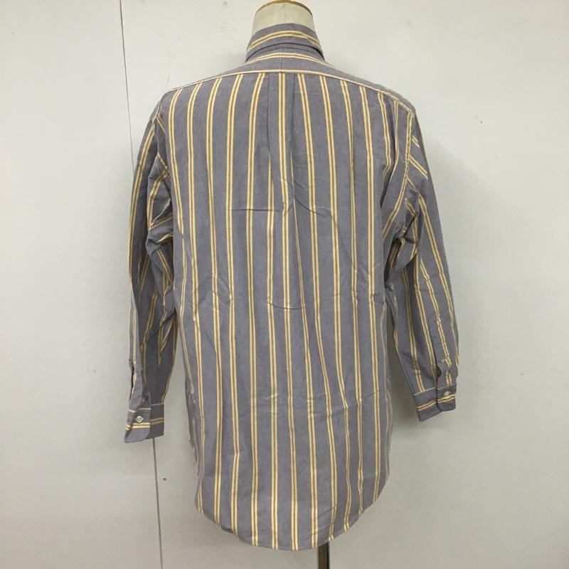 ラルフローレン RALPHLAUREN シャツ、ブラウス 長袖 長袖シャツ ストライプシャツ カジュアルシャツ ボタンダウンシャツ M ストライプ 赤 / レッド / X 黄 / イエロー / X 水色 / ライトブルー /  メンズ USED 古着 中古 10105602