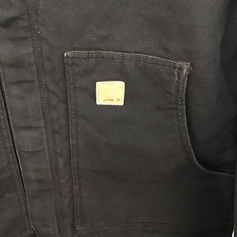 カーハート Carhartt ジャケット、上着 ジャンパー、ブルゾン ジップアップジャケット アウター 古着 J164 M ロゴ、文字 茶 / ブラウン /  メンズ USED 古着 中古 10144198