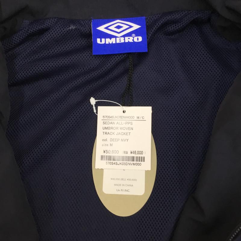 アンブロ UMBRO ジャケット、上着 ジャンパー、ブルゾン SEDAN ALL-PURPOSE セダンオールパーパス Woven Track Jacket SD24S-JK05 M 刺繍 X ロゴ、文字 紺 / ネイビー /  メンズ USED 古着 中古 10112597