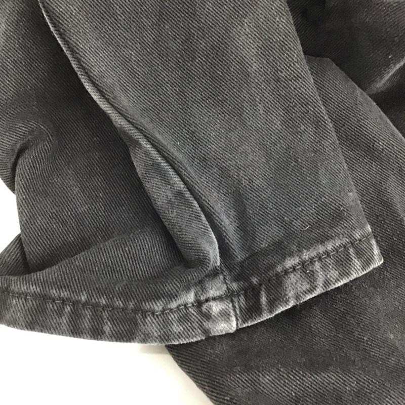 ザラ ZARA パンツ デニム、ジーンズ 5862 059 800 ハイウエスト 無地 黒 / ブラック /  レディース USED 古着 中古 10109723