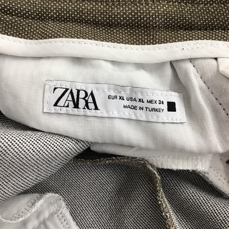 ザラ ZARA パンツ ショートパンツ ショートパンツ ハーフパンツ カジュアルパンツ XL 無地 カーキ / カーキ /  メンズ USED 古着 中古 10149522