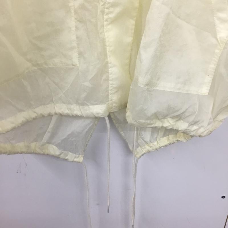 ダブルクローゼット w closet ジャケット、上着 ジャケット、ブレザー 343194 シアースノーパーカー ナイロンパーカー 無地 アイボリー / アイボリー /  レディース USED 古着 中古 10144700