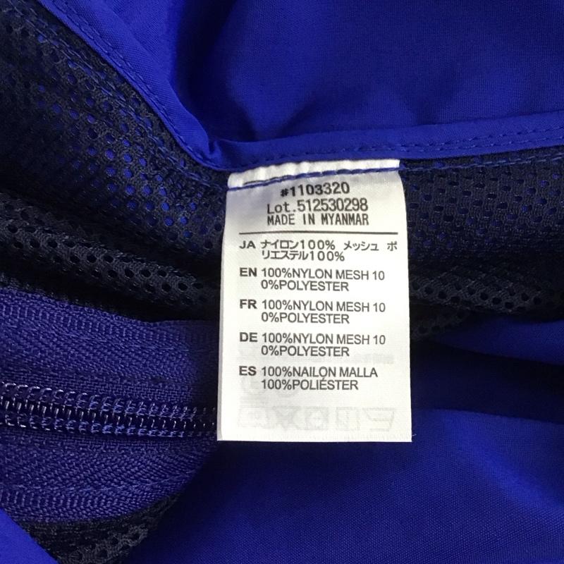 モンベル mont-bell ジャケット、上着 ジャンパー、ブルゾン ジップアップジャケット ナイロンジャケット アウター パーカー M ロゴ、文字 青 / ブルー /  メンズ USED 古着 中古 10149006