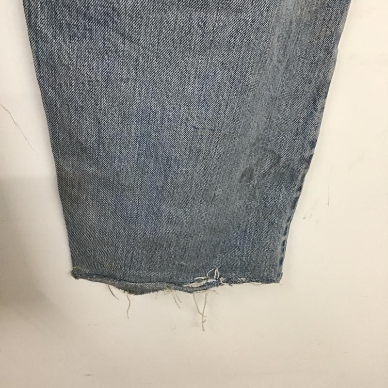 リーバイス Levi s パンツ デニム、ジーンズ 66 前期 デニムパンツ ヴィンテージ 古着 70s 40インチ ダメージ加工 インディゴ / インディゴ /  メンズ USED 古着 中古 10119546