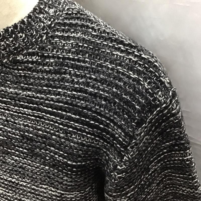 アダムエロペ ADAM ET ROPE  ニット、セーター 長袖 長袖ニットカットソー ニット セーター クルーネックニット L 無地 灰 / グレー /  メンズ USED 古着 中古 10113238