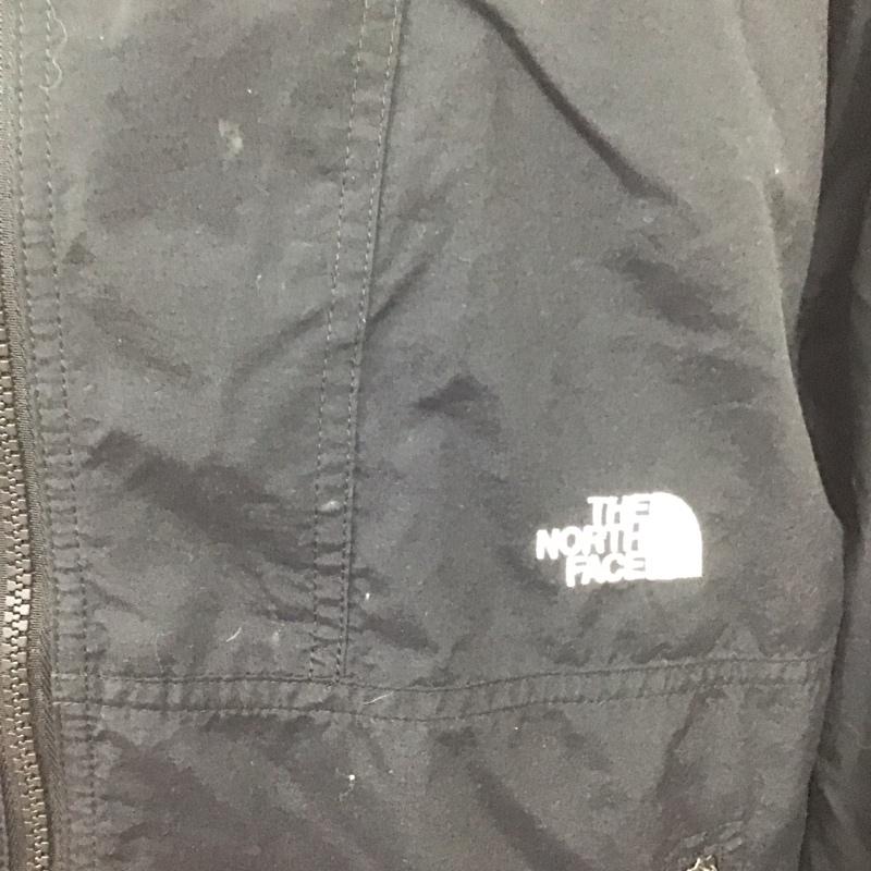 ザノースフェイス THE NORTH FACE ジャケット、上着 ジャンパー、ブルゾン NP71830 コンパクトジャケット ジップアップジャケット カジュアルジャケット ナイロンジャケット アウター L ロゴ、文字 黒 / ブラック /  メンズ USED 古着 中古 10106633