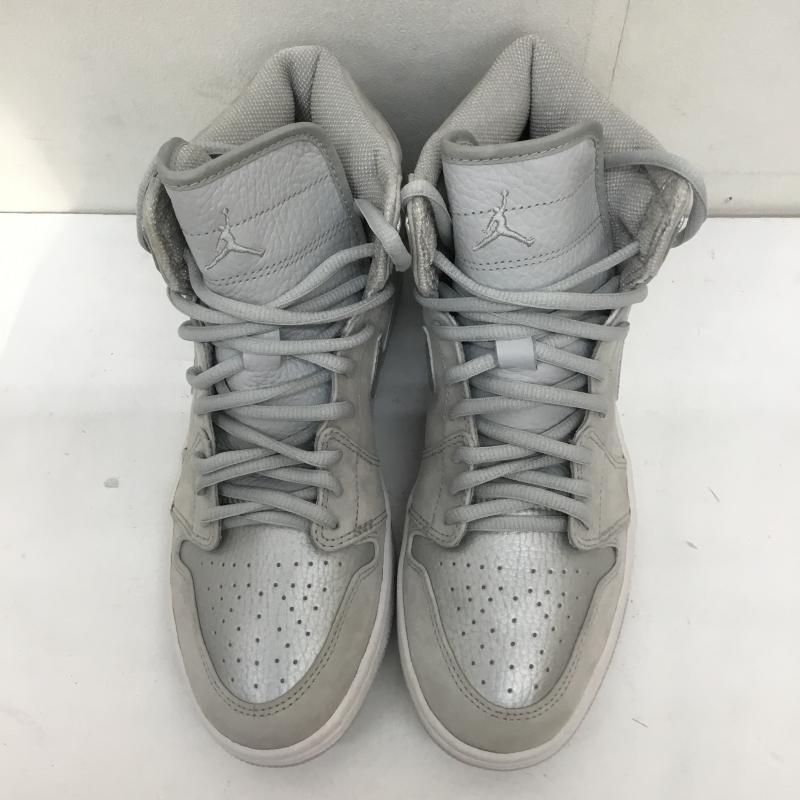 ナイキ NIKE スニーカー スニーカー 136060-001　エアジョーダン１　AIR JORDAN 1 2001 ADDITION 25.5cm ロゴ、文字 銀 / シルバー /  メンズ USED 古着 中古 10112686