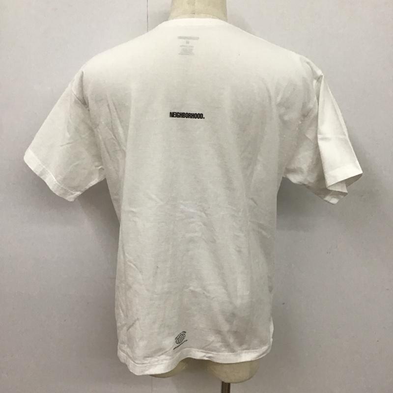 ネイバーフッド NEIGHBORHOOD Tシャツ 半袖 半袖カットソー プリントTシャツ クルーネックカットソー M ロゴ、文字 白 / ホワイト /  メンズ USED 古着 中古 10123759
