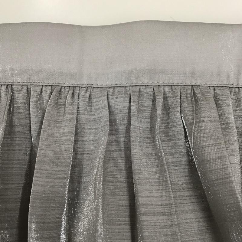 アズールバイマウジー AZUL BY MOUSSY スカート ロングスカート 250EAT31-432H GLOSSY PLEATS SKIRT プリーツ M 無地 灰 / グレー /  レディース USED 古着 中古 10115860