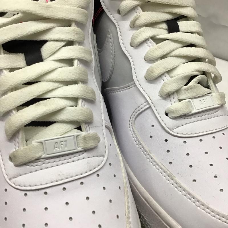 ナイキ NIKE スニーカー スニーカー DV1229-111 AIR FORCE 1 07 LV8 27.5cm 箱有 27.5cm ロゴ、文字 白 / ホワイト / X 黒 / ブラック /  メンズ USED 古着 中古 10118139