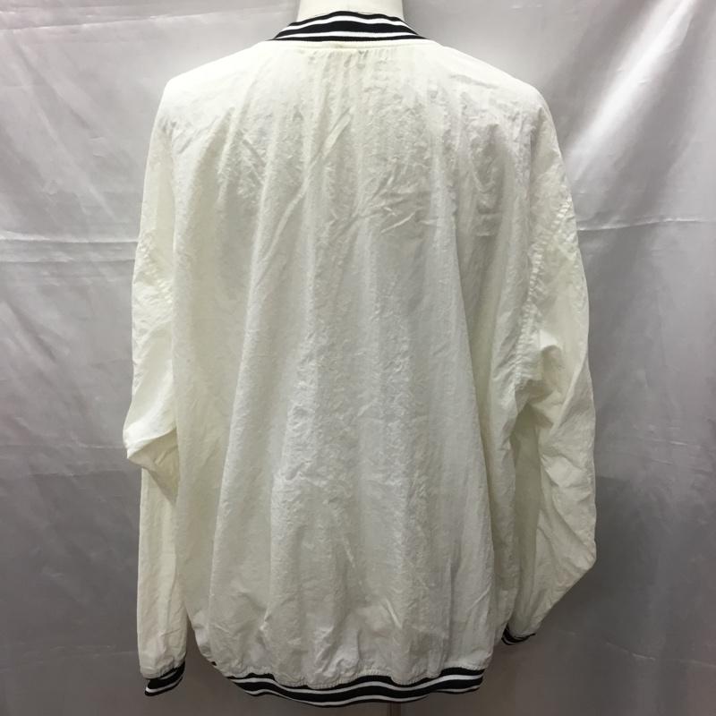 ナイキ NIKE カットソー 長袖 長袖カットソー Vネックカットソー ロングスリーブカットソー スポーツウェア XL ロゴ、文字 白 / ホワイト /  メンズ USED 古着 中古 10115031