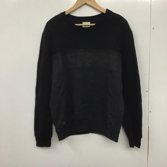 ラコステ LACOSTE トレーナー 長袖 長袖 4 無地 黒 / ブラック /  メンズ USED 古着 中古 10139515