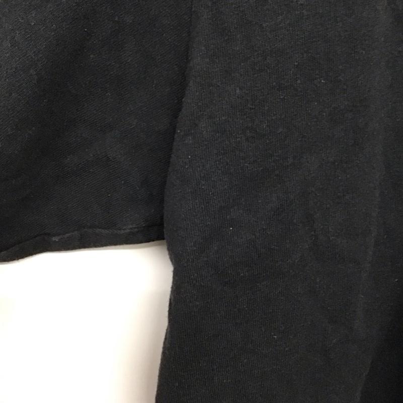 チャンピオン Champion Tシャツ 半袖 半袖カットソー プリントTシャツ クルーネックカットソー L ロゴ、文字 黒 / ブラック /  メンズ USED 古着 中古 10142570