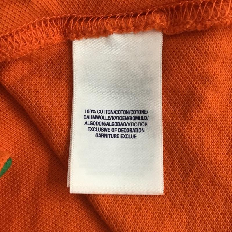 ポロバイラルフローレン Polo by RALPH LAUREN ポロシャツ 半袖 L 無地 橙 / オレンジ /  レディース USED 古着 中古 10105790