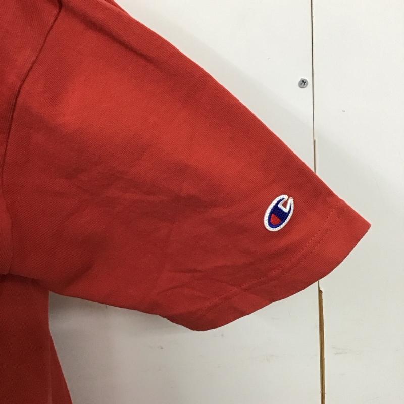 チャンピオン Campion Tシャツ 半袖 L 無地 赤 / レッド /  メンズ USED 古着 中古 10128281