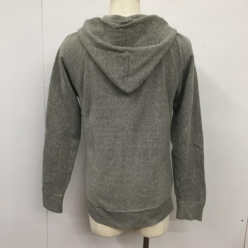 チャンピオン Champion パーカー 長袖 ジップアップパーカー 長袖パーカー フード付きパーカー L 無地 灰 / グレー /  メンズ USED 古着 中古 10124253