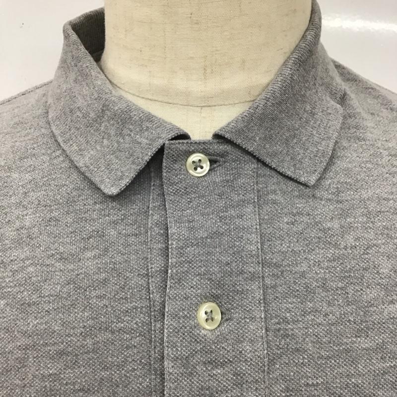 ポロバイラルフローレン Polo by RALPH LAUREN ポロシャツ 半袖 半袖ポロシャツ カラーシャツ 半袖カットソー M ロゴ、文字 灰 / グレー /  メンズ USED 古着 中古 10113011