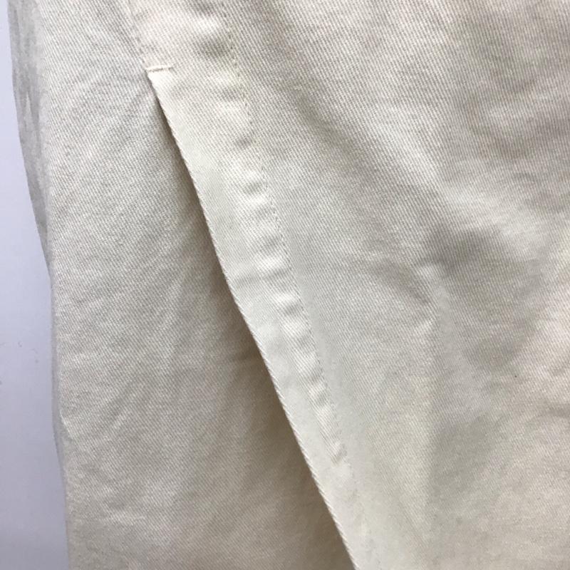 ヌナ NEUNA スカート ロングスカート ロングスカート デニムスカート 巻きスカート M 無地 白 / ホワイト /  レディース USED 古着 中古 10125156