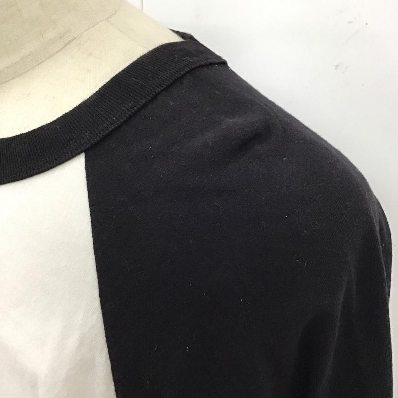 エクストララージ XLARGE カットソー 七分袖 KILLFORNIA ラグランカットソー バックプリント XL ロゴ、文字 黒 / ブラック / X 白 / ホワイト /  メンズ USED 古着 中古 10119829