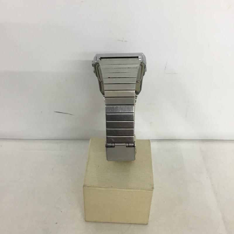 カシオ CASIO 腕時計 デジタル DBC-610 電卓付腕時計 ロゴ、文字 銀 / シルバー /  メンズ USED 古着 中古 10138351