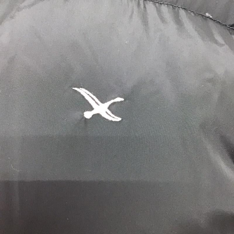 エディーバウアー Eddie Bauer ジャケット、上着 ジャンパー、ブルゾン ジップアップジャケット ジャンパー ジャケット ダウンジャケット アウター XS ロゴ、文字 黒 / ブラック /  メンズ USED 古着 中古 10123575