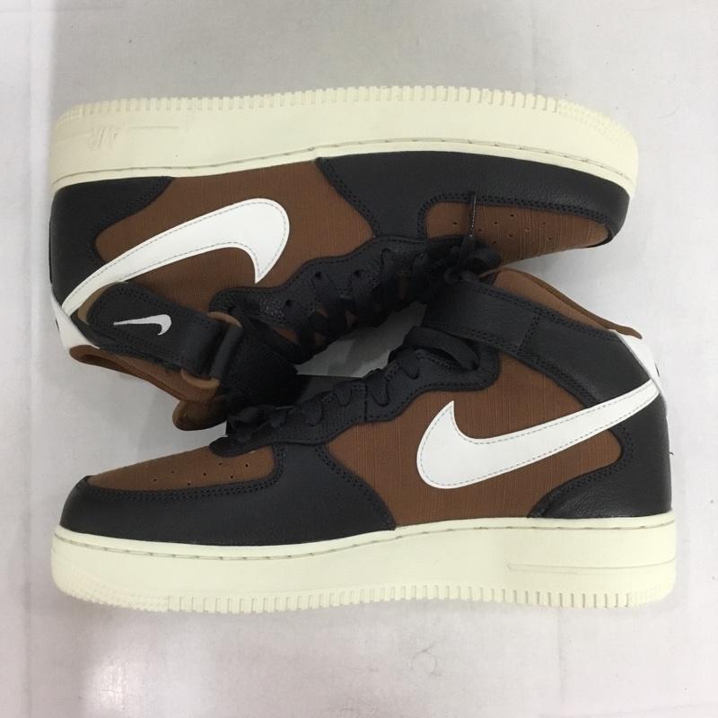 ナイキ NIKE スニーカー スニーカー DQ8766 001 AIR FORCE 1 MID 07 LX 27.5cm 箱有 27.5cm ロゴ、文字 黒 / ブラック / X 茶 / ブラウン /  メンズ USED 古着 中古 10139941