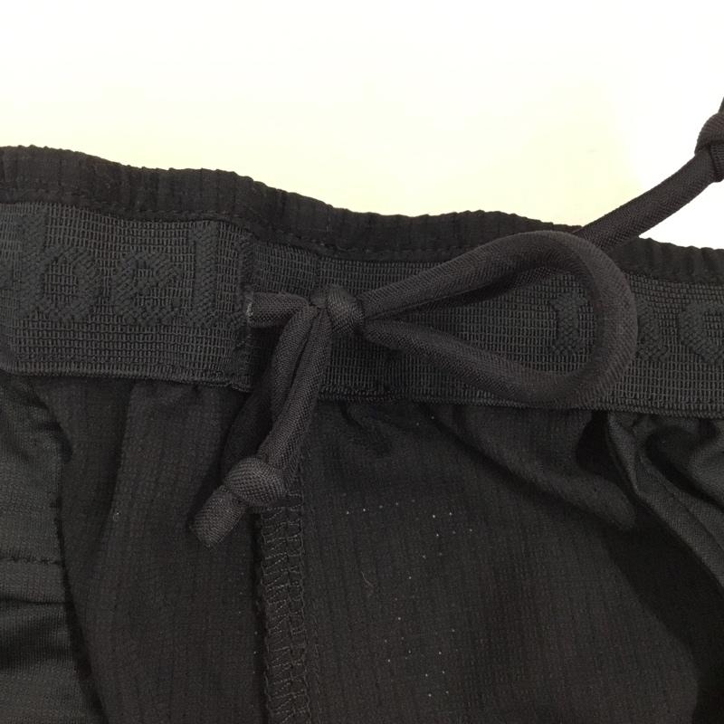 モンベル mont-bell パンツ ショートパンツ 1105527 トレールランニングショーツ ハーフパンツ ショートパンツ L ロゴ、文字 黒 / ブラック /  メンズ USED 古着 中古 10114794