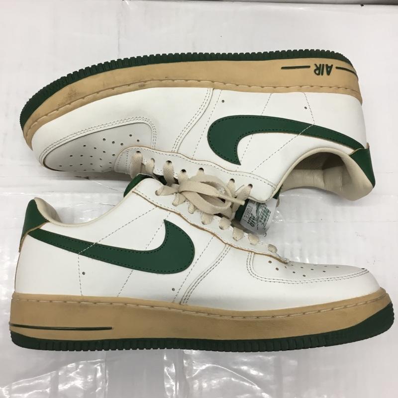ナイキ NIKE スニーカー スニーカー DZ4764-133 WMNS AIR FORCE 1 07 LV8 28cm 28.0cm ロゴ、文字 白 / ホワイト / X 緑 / グリーン /  メンズ USED 古着 中古 10106861