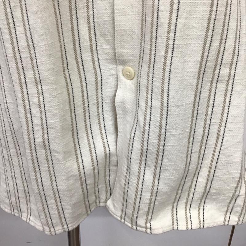 ザラ ZARA シャツ、ブラウス 半袖 L ストライプ マルチカラー / マルチカラー /  メンズ USED 古着 中古 10128314