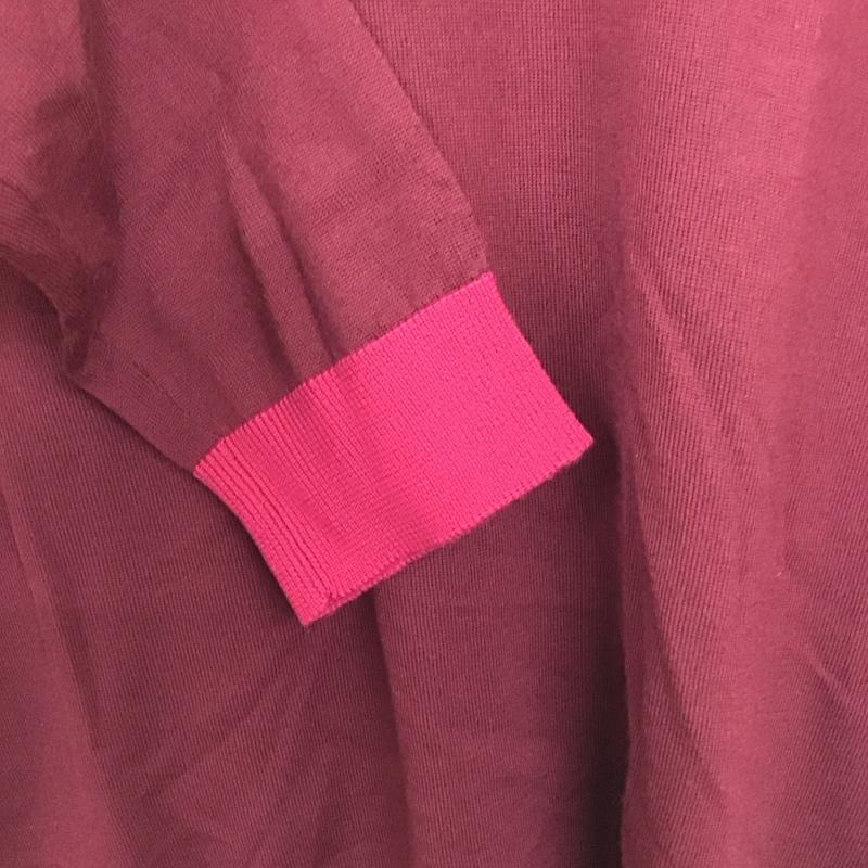 ポールスミス Paul Smith ニット、セーター 長袖 M 無地 えんじ / ワインレッド /  メンズ USED 古着 中古 10145750